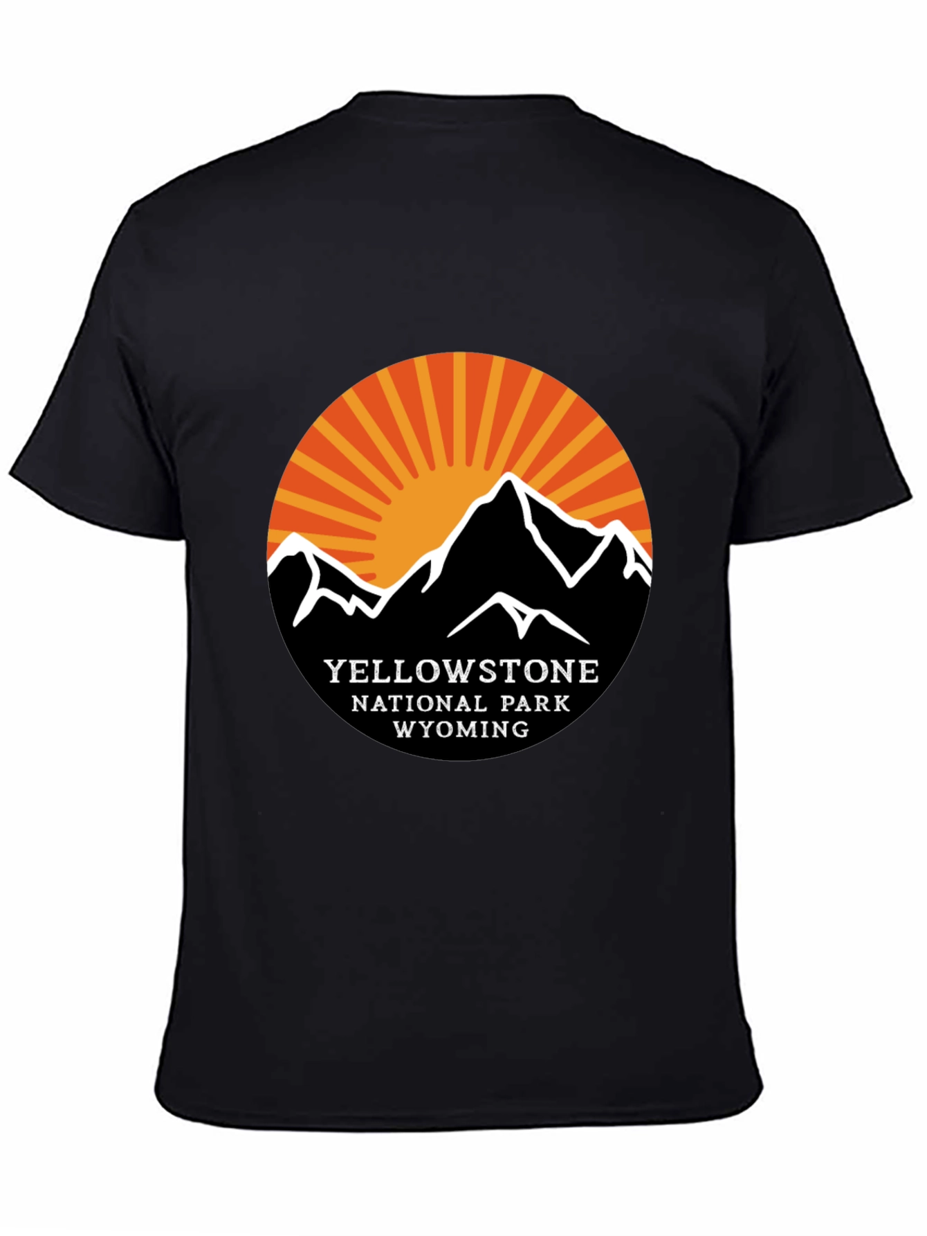 Yellowstone National Park Black T-Shirt