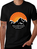 Yellowstone National Park Black T-Shirt