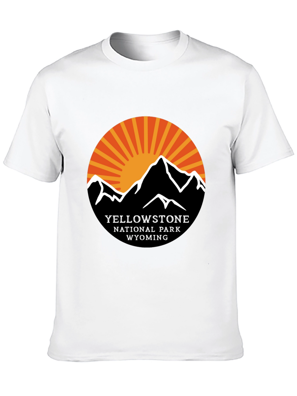 Yellowstone National Park Black T-Shirt