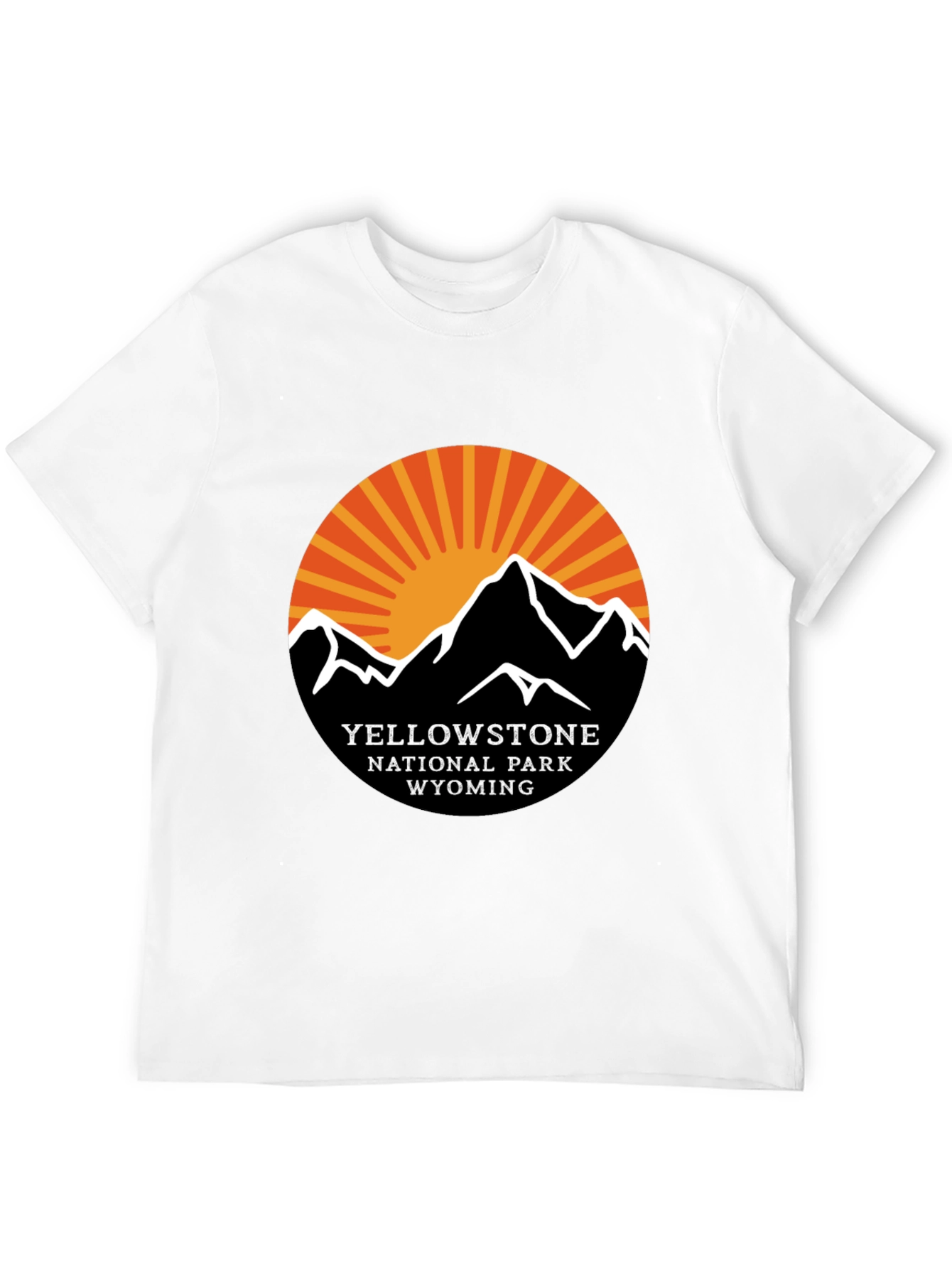 Yellowstone National Park Black T-Shirt