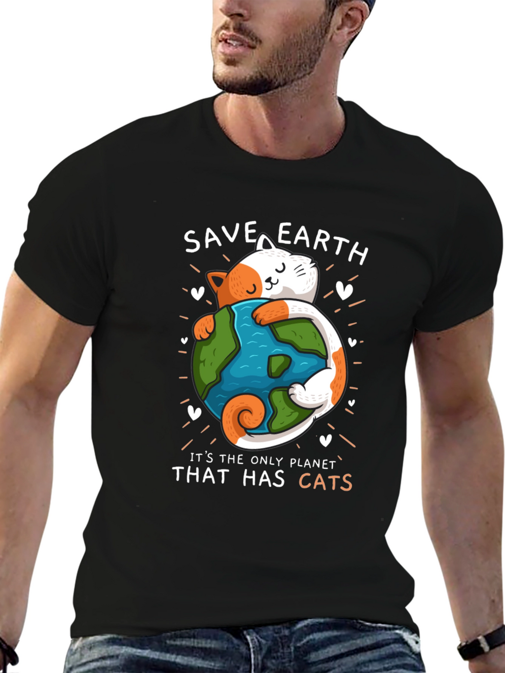 Save Earth Cats T-Shirt