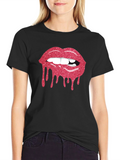 Lip Drip T-Shirt - Bold Graphic Tee