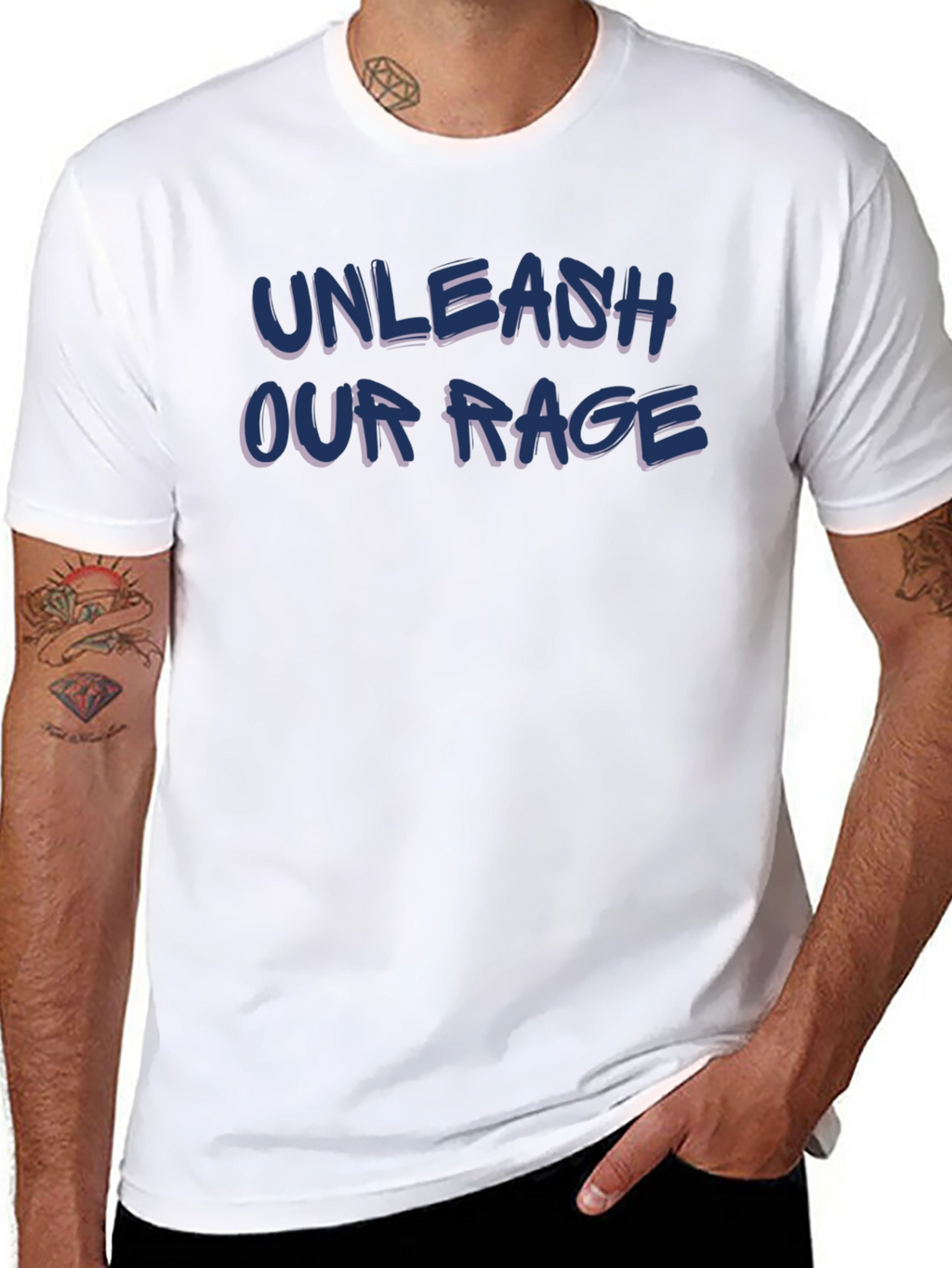Unleash Our Rage Graphic Tee - Bold Statement Shirt