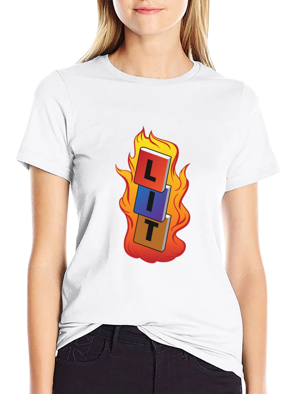 LIT T-Shirt - On Fire Graphic Tee