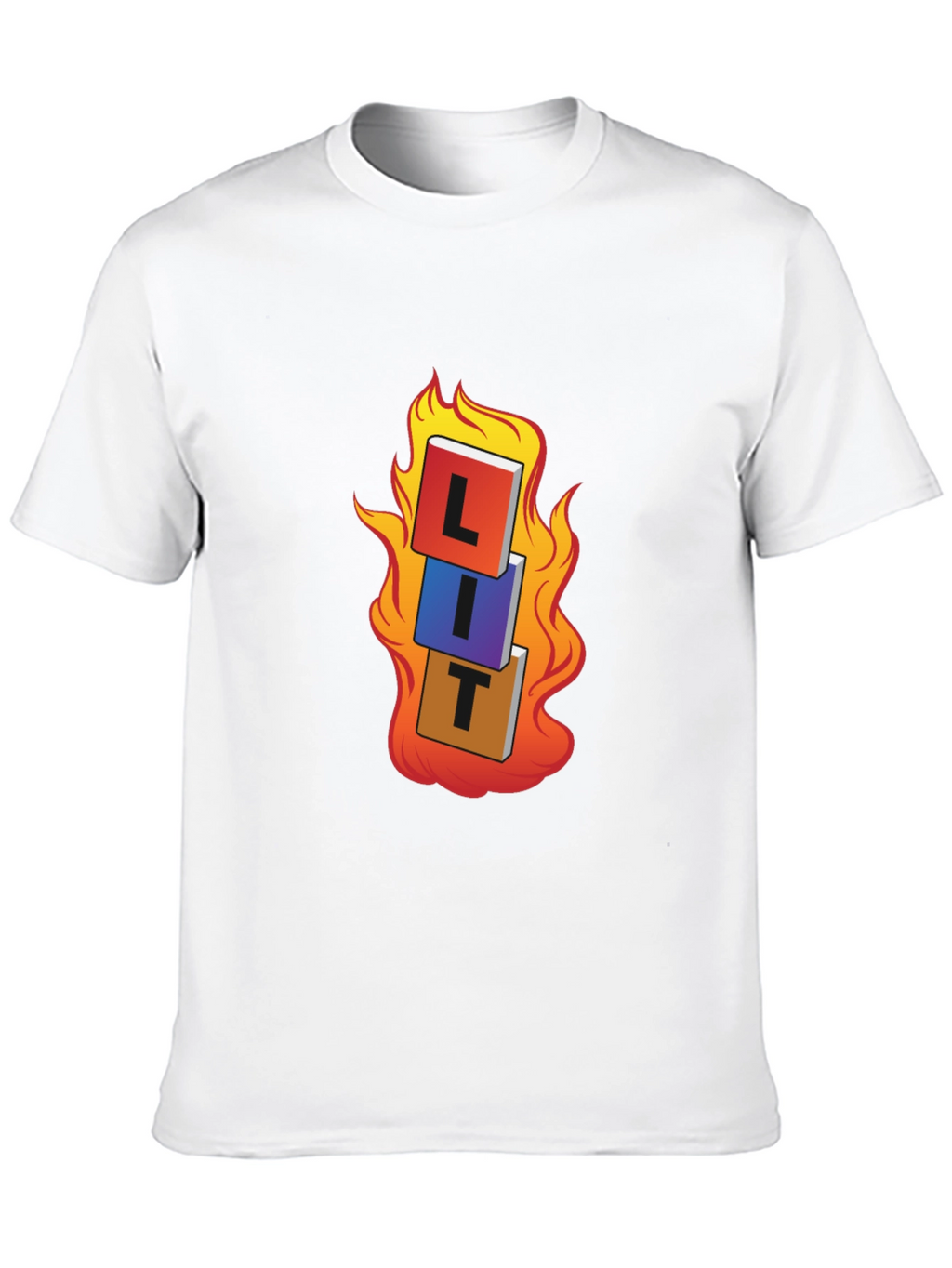 LIT T-Shirt - On Fire Graphic Tee