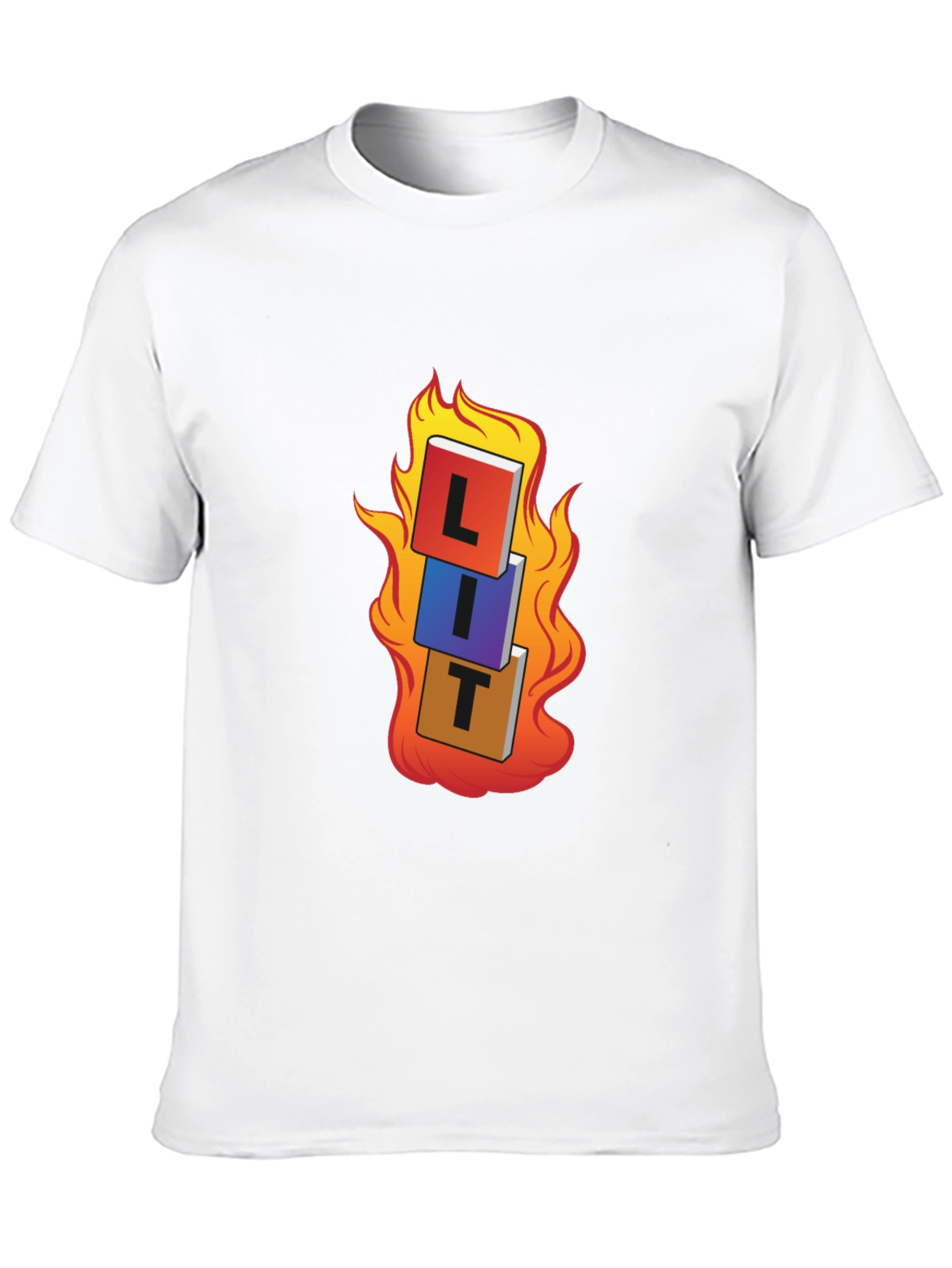 LIT T-Shirt - On Fire Graphic Tee