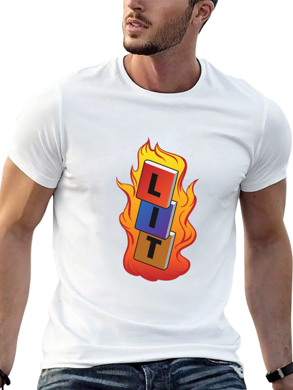 LIT T-Shirt - On Fire Graphic Tee