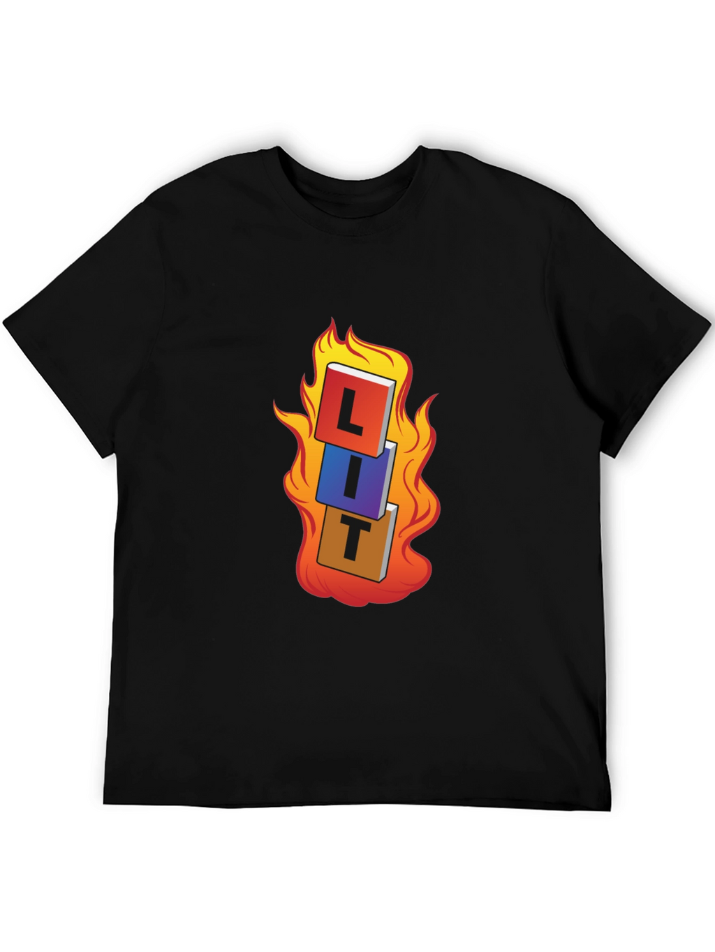 LIT T-Shirt - On Fire Graphic Tee