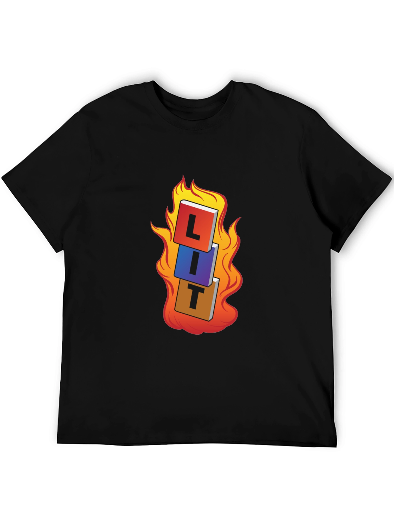 LIT T-Shirt - On Fire Graphic Tee