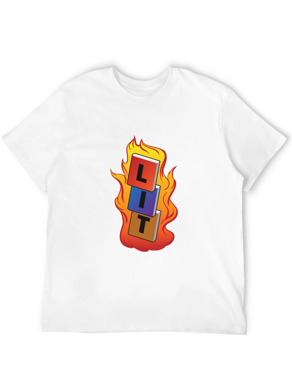 LIT T-Shirt - On Fire Graphic Tee