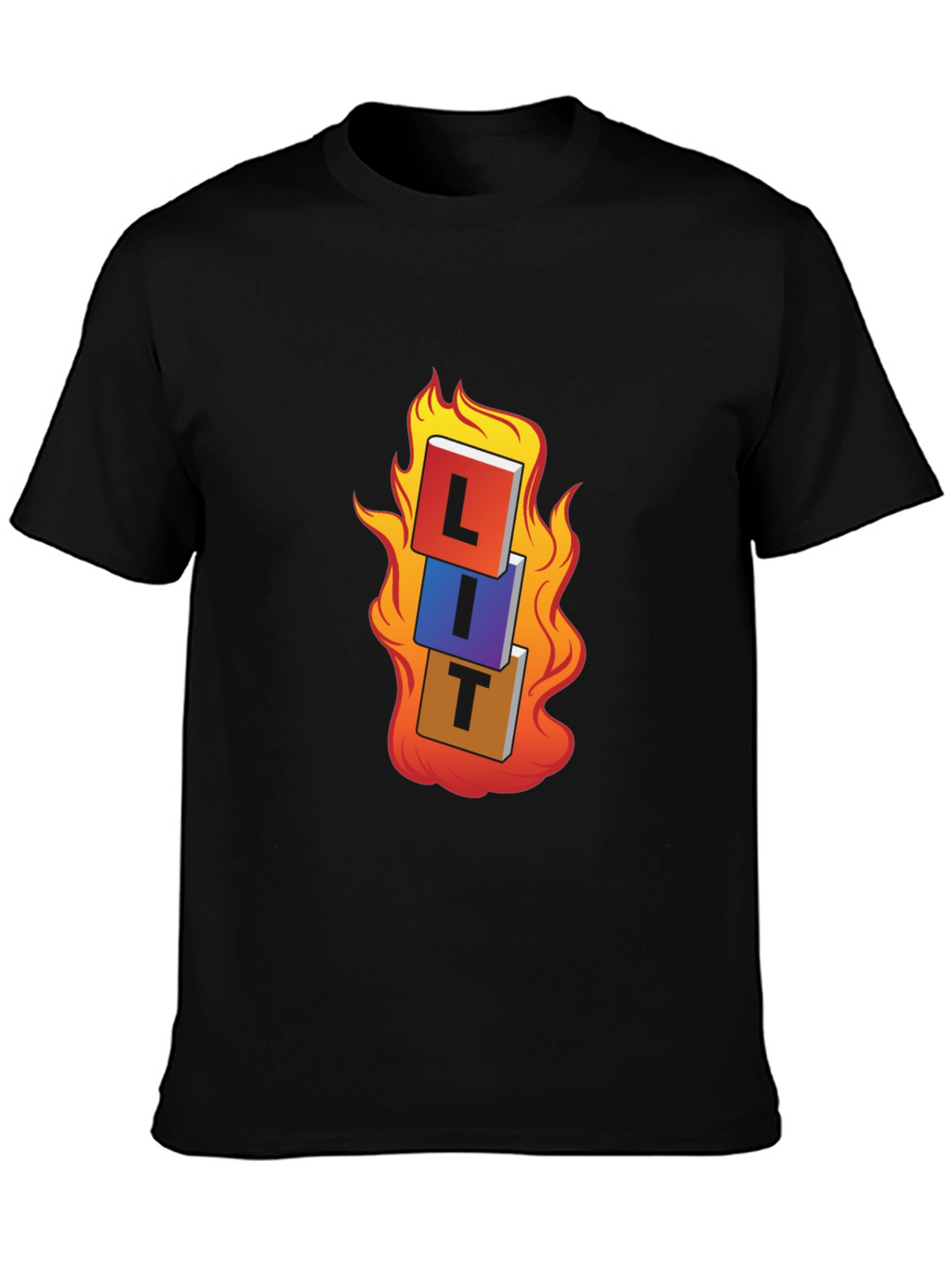 LIT T-Shirt - On Fire Graphic Tee