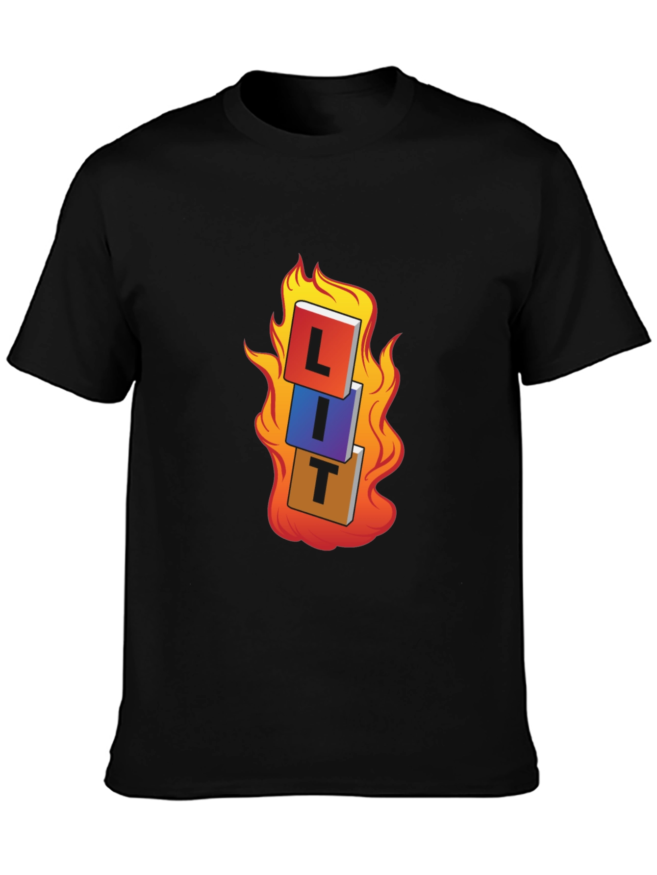 LIT T-Shirt - On Fire Graphic Tee