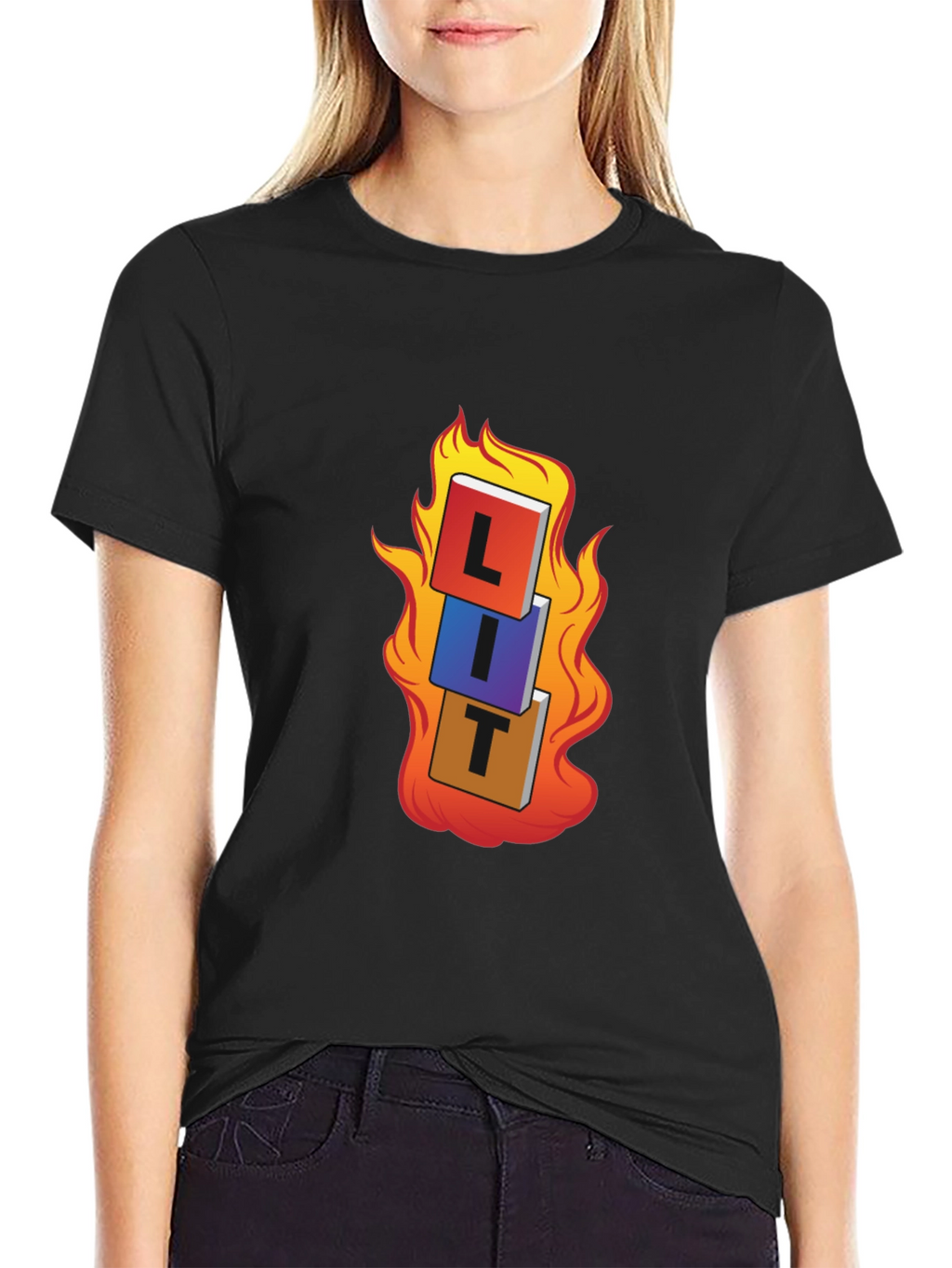 LIT T-Shirt - On Fire Graphic Tee