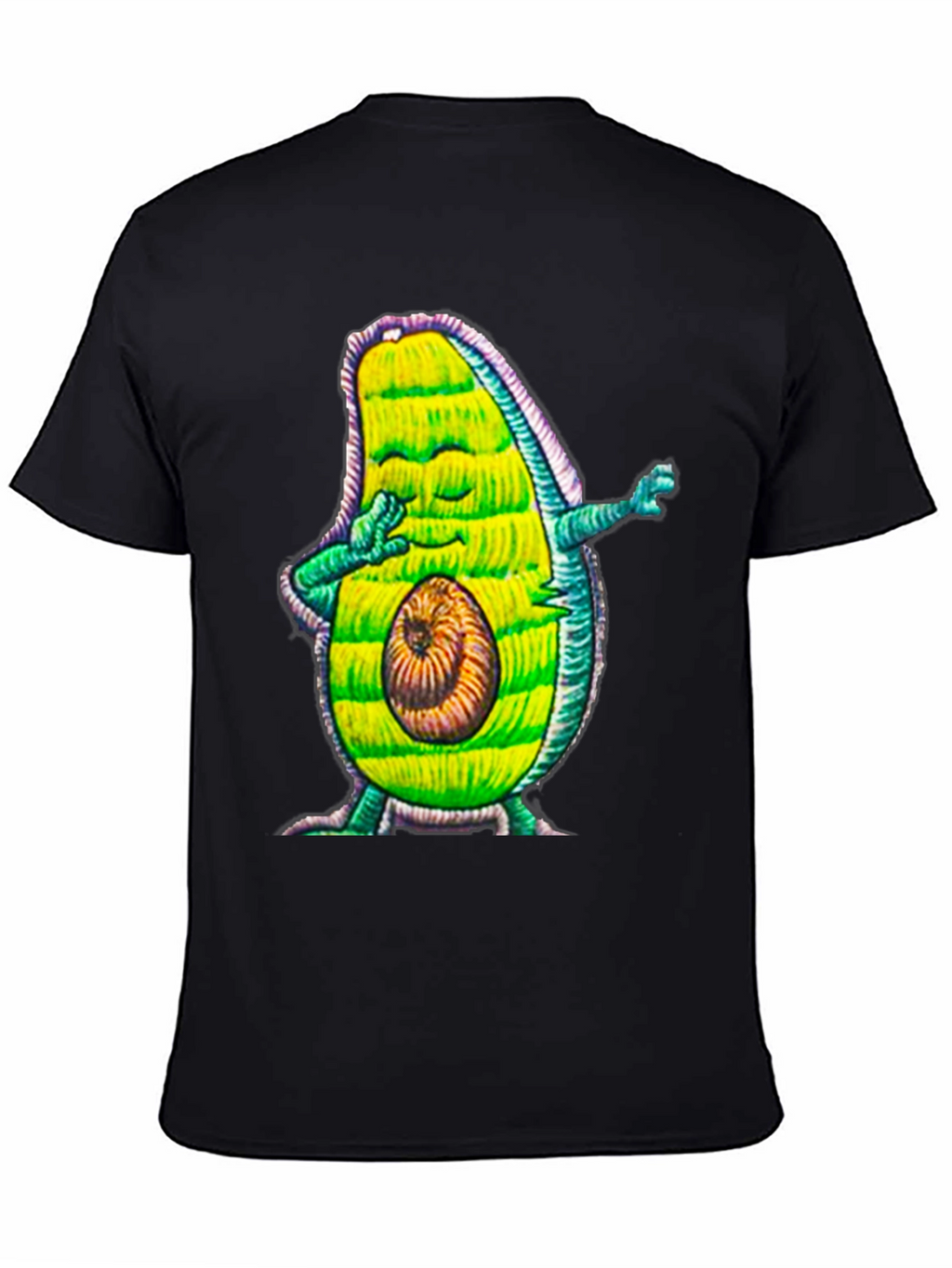 Dabbing Avocado Graphic Tee - Funny Fruit Lover Shirt