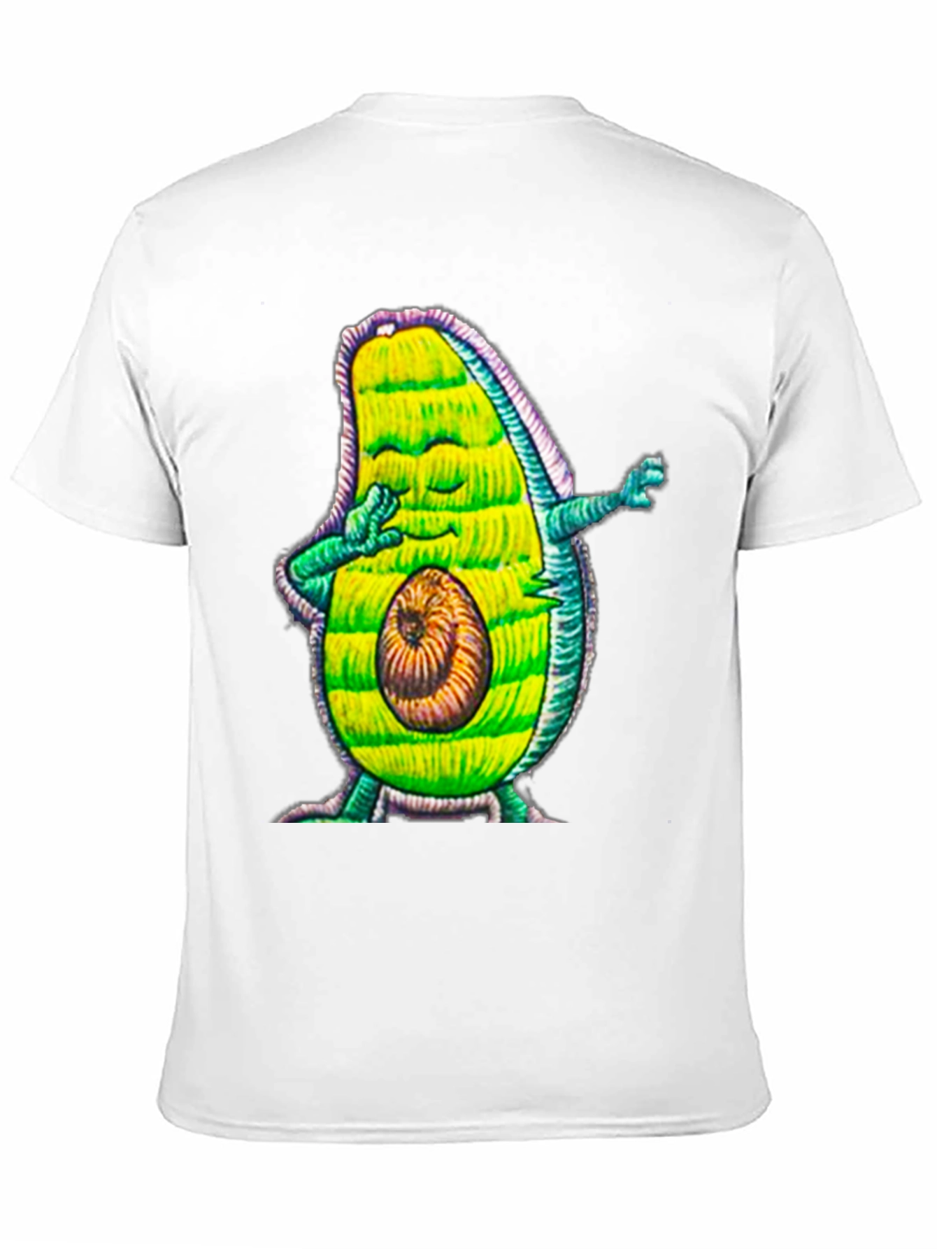 Dabbing Avocado Graphic Tee - Funny Fruit Lover Shirt