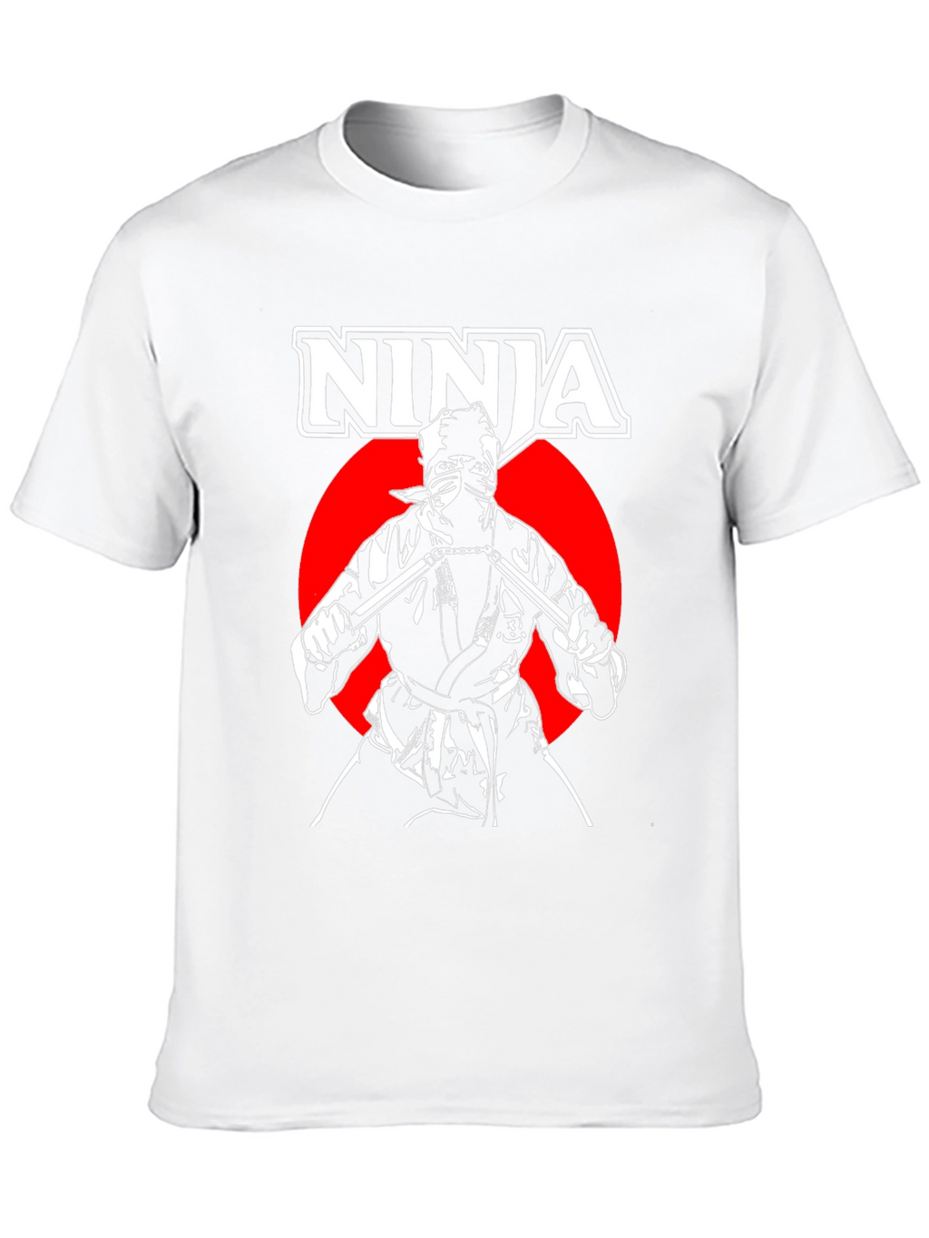 Ninja Warrior Graphic T-Shirt - Black