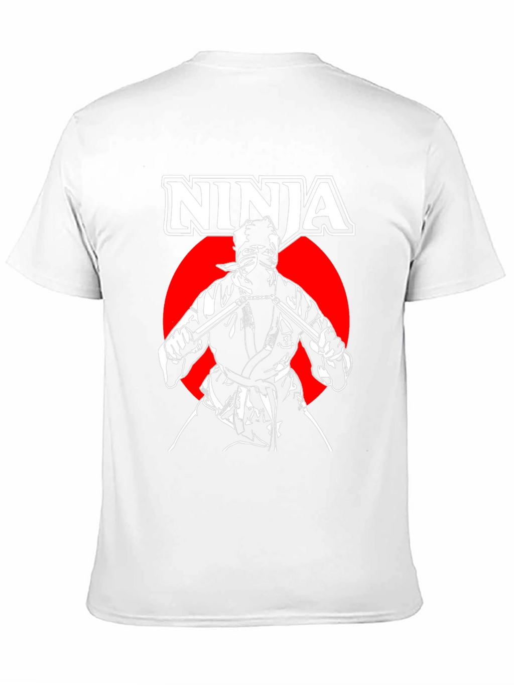 Ninja Warrior Graphic T-Shirt - Black