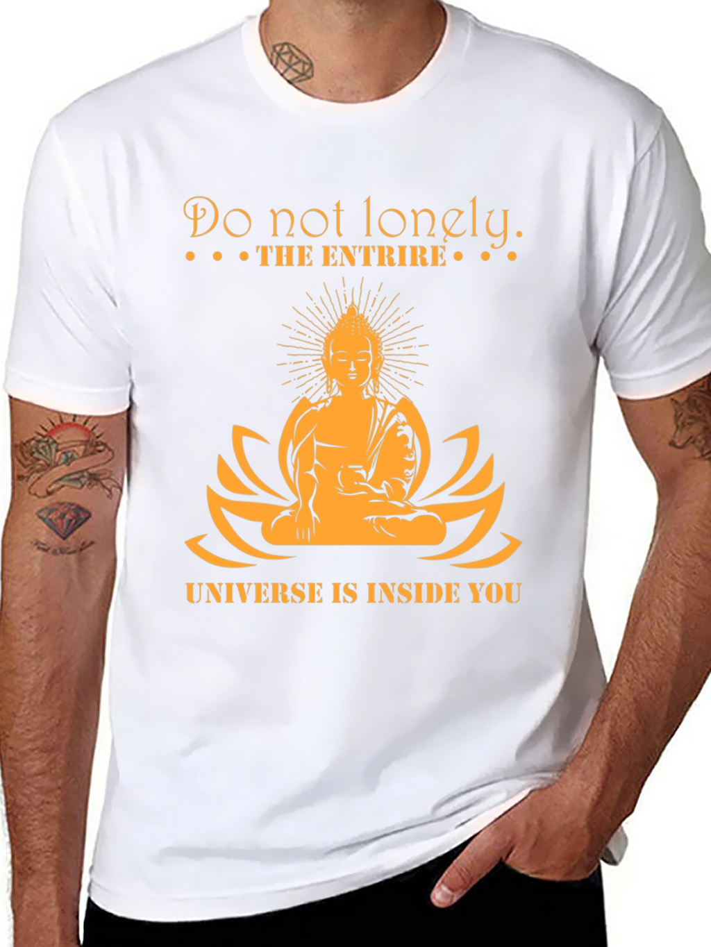 Buddha Universe Inside You Graphic Tee