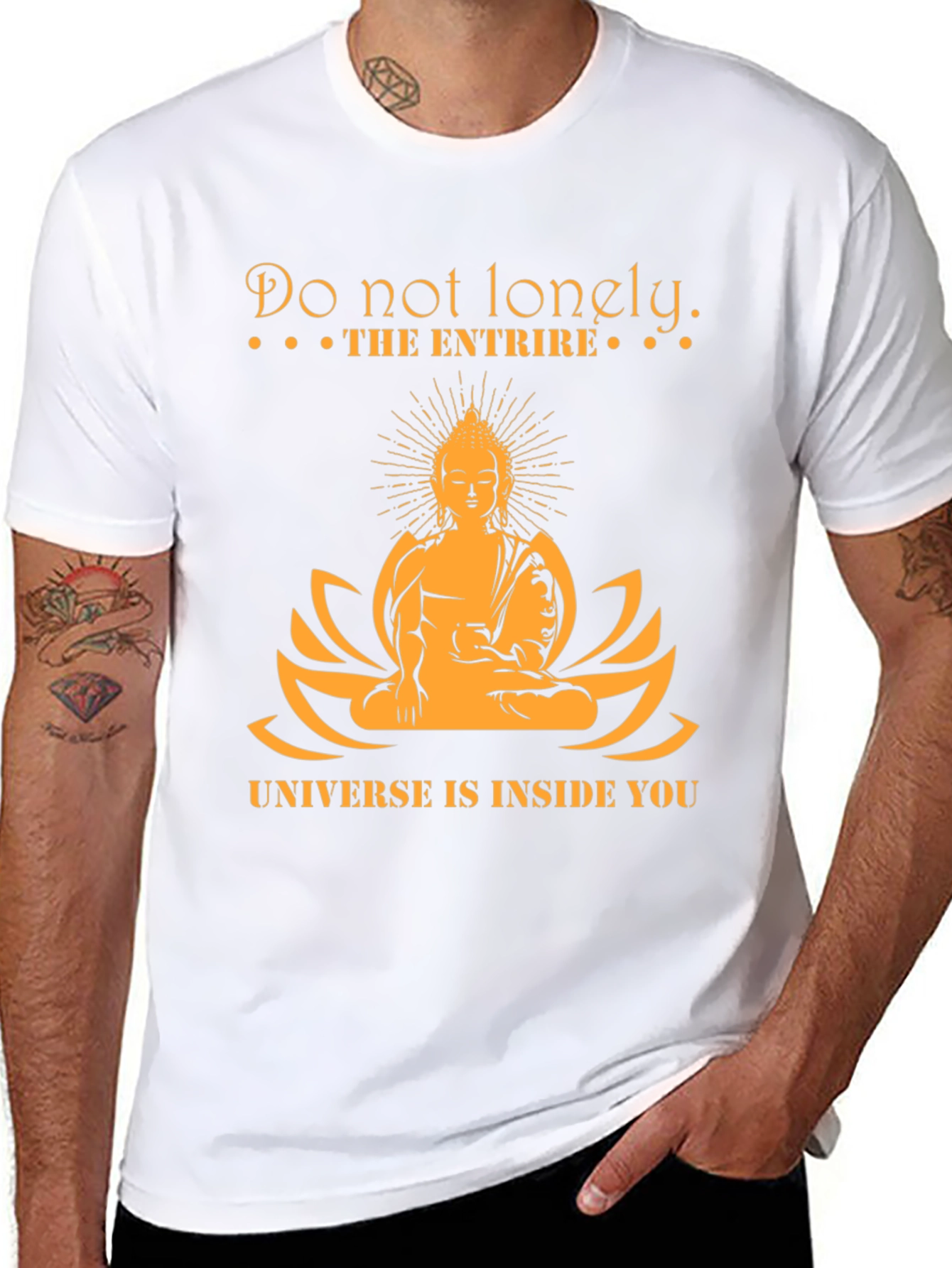 Buddha Universe Inside You Graphic Tee