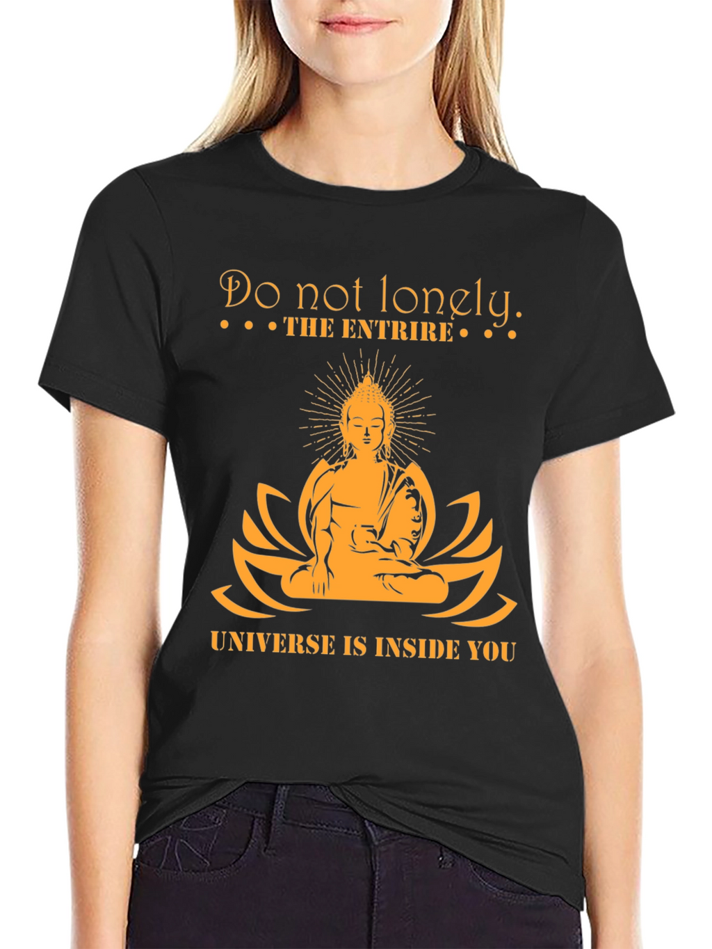 Buddha Universe Inside You Graphic Tee