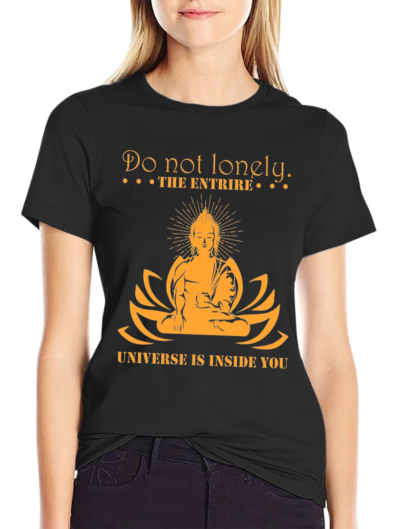 Buddha Universe Inside You Graphic Tee