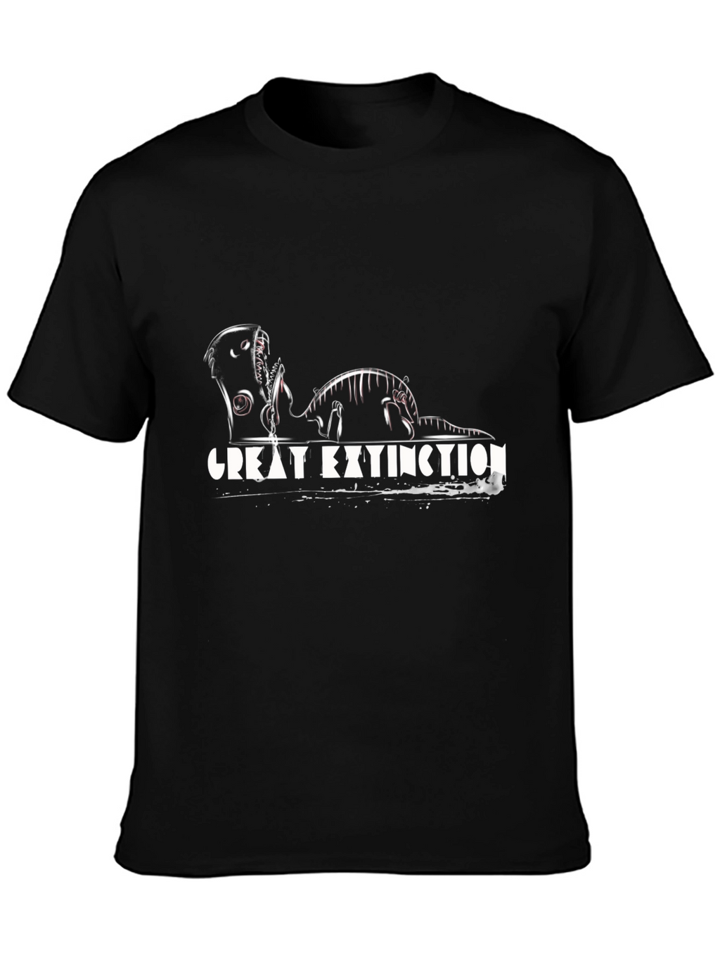 Great Extinction Graphic Black T-Shirt