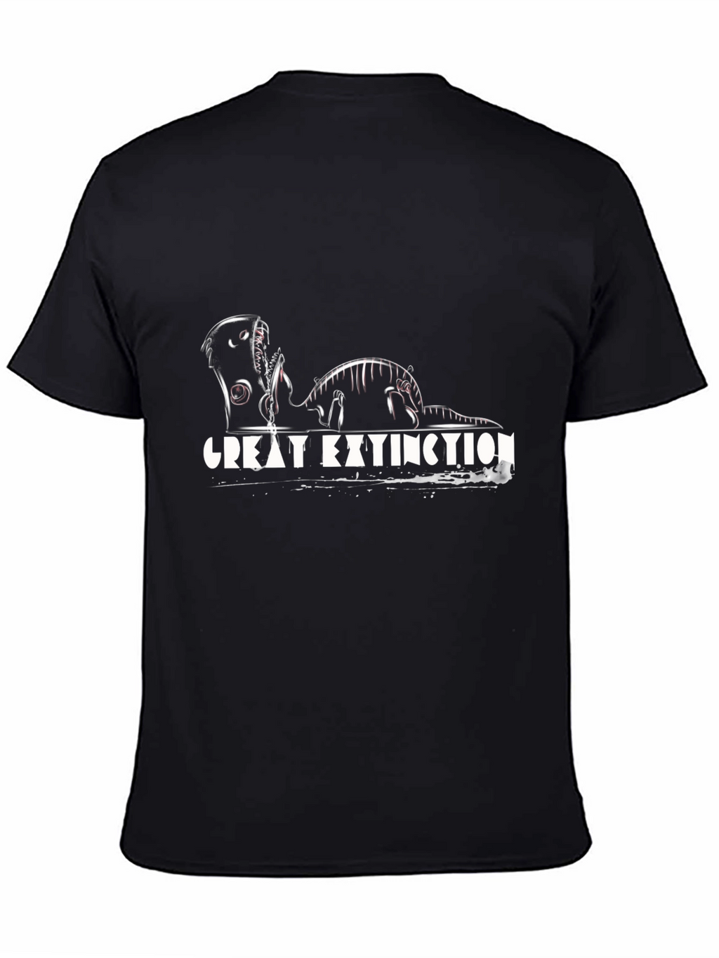 Great Extinction Graphic Black T-Shirt