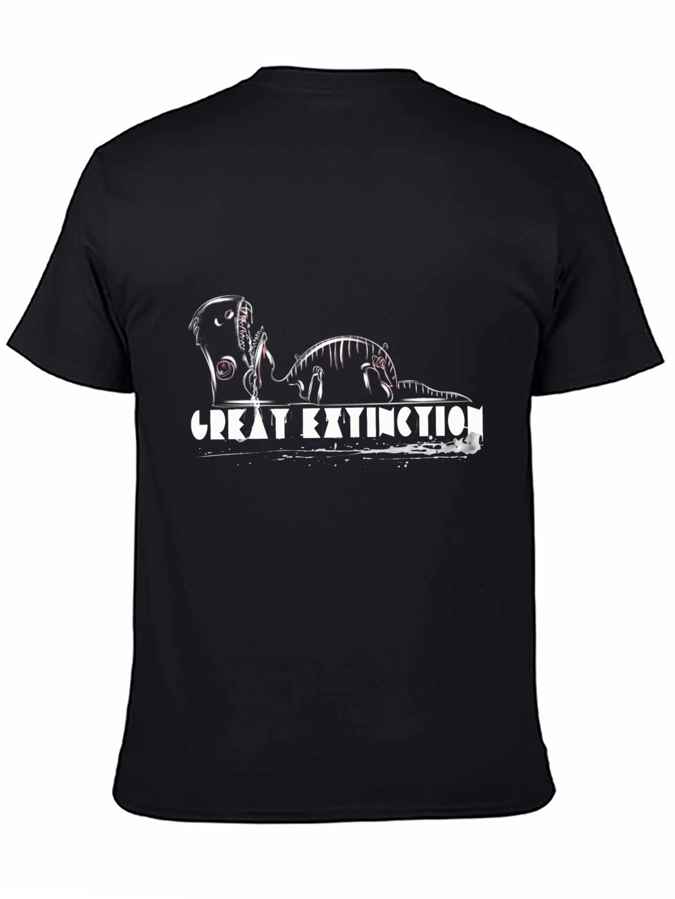 Great Extinction Graphic Black T-Shirt