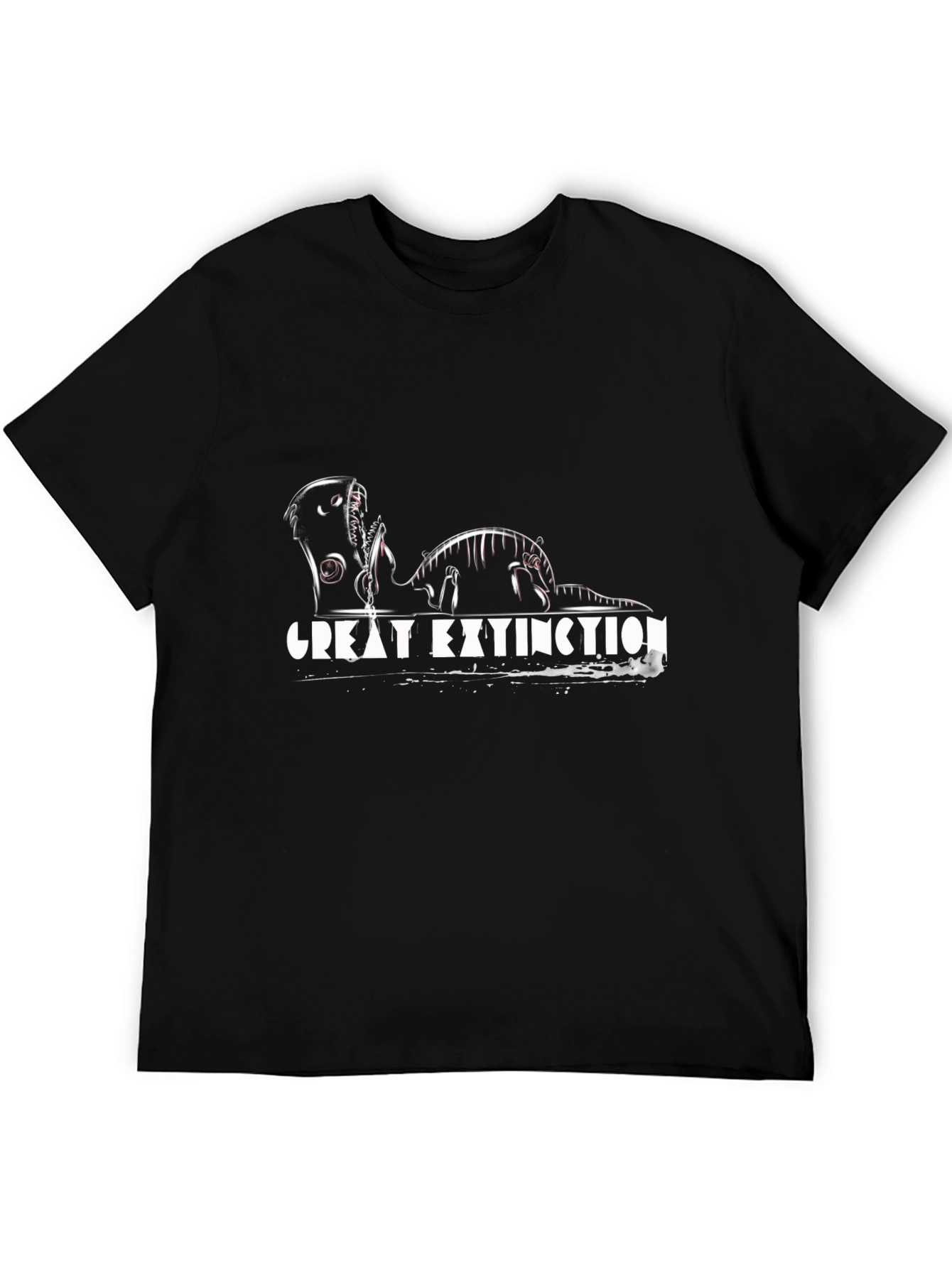 Great Extinction Graphic Black T-Shirt