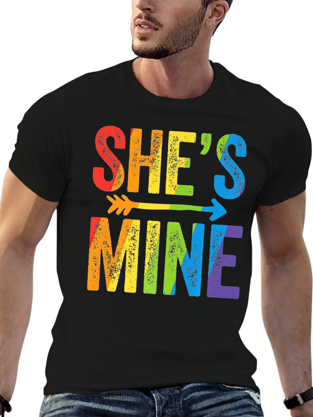 Shes Mine LGBT Pride Arrow T-Shirt