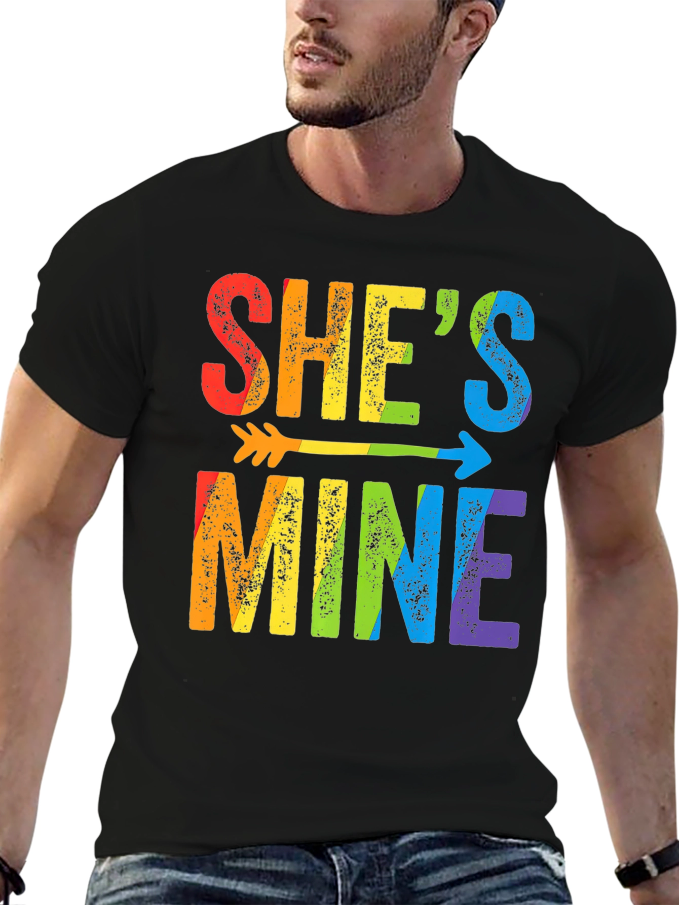 Shes Mine LGBT Pride Arrow T-Shirt