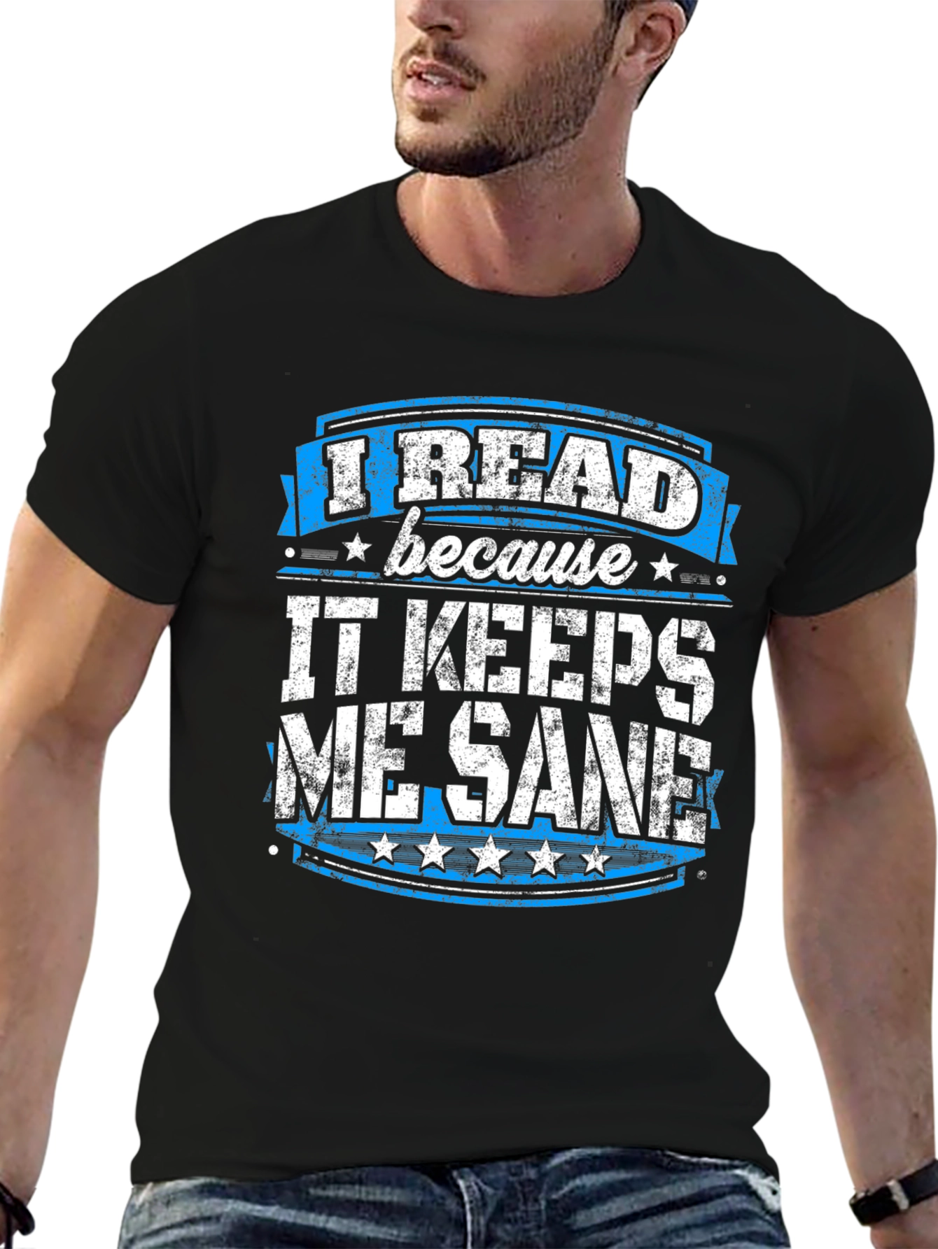 I Read Because It Keeps Me Sane T-Shirt