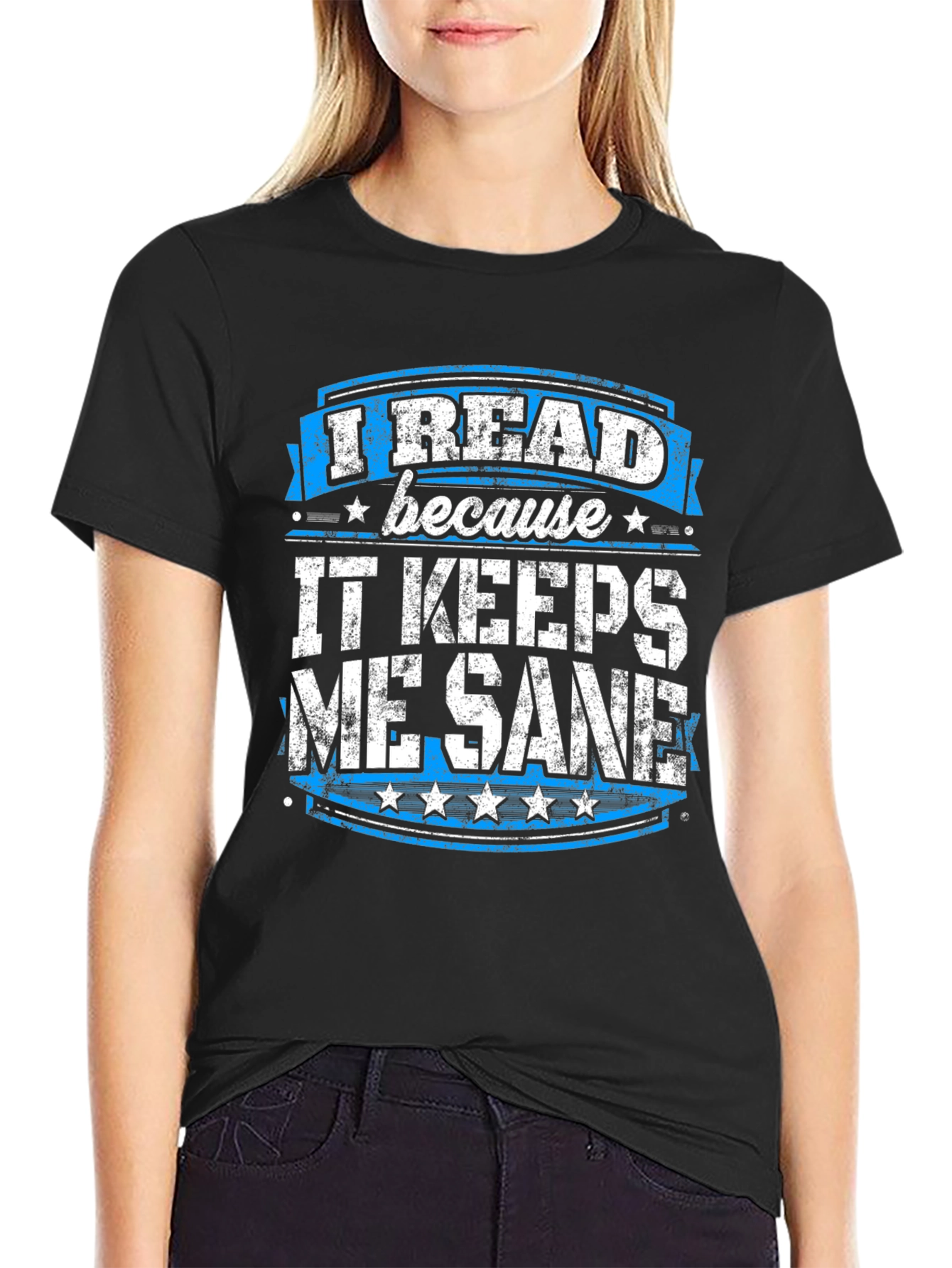 I Read Because It Keeps Me Sane T-Shirt