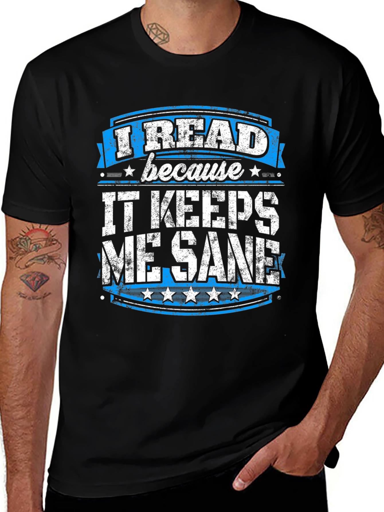 I Read Because It Keeps Me Sane T-Shirt