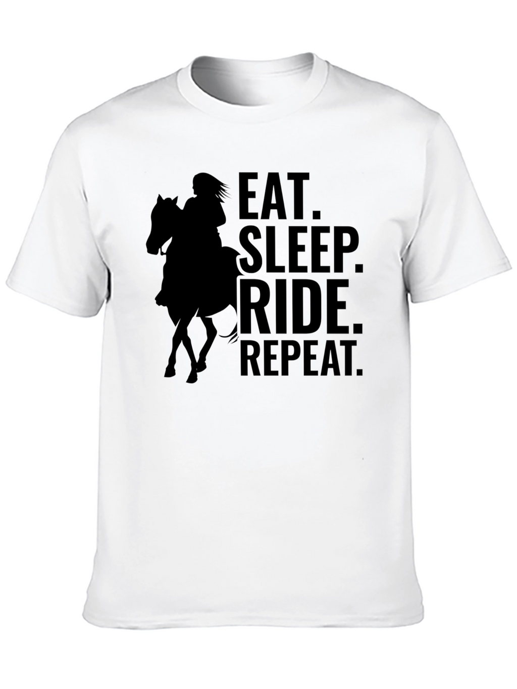 Eat Sleep Ride Repeat Graphic T-Shirt