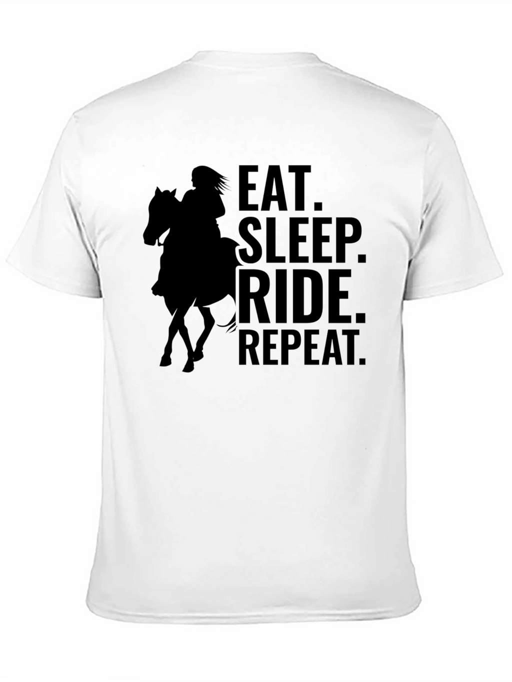 Eat Sleep Ride Repeat Graphic T-Shirt