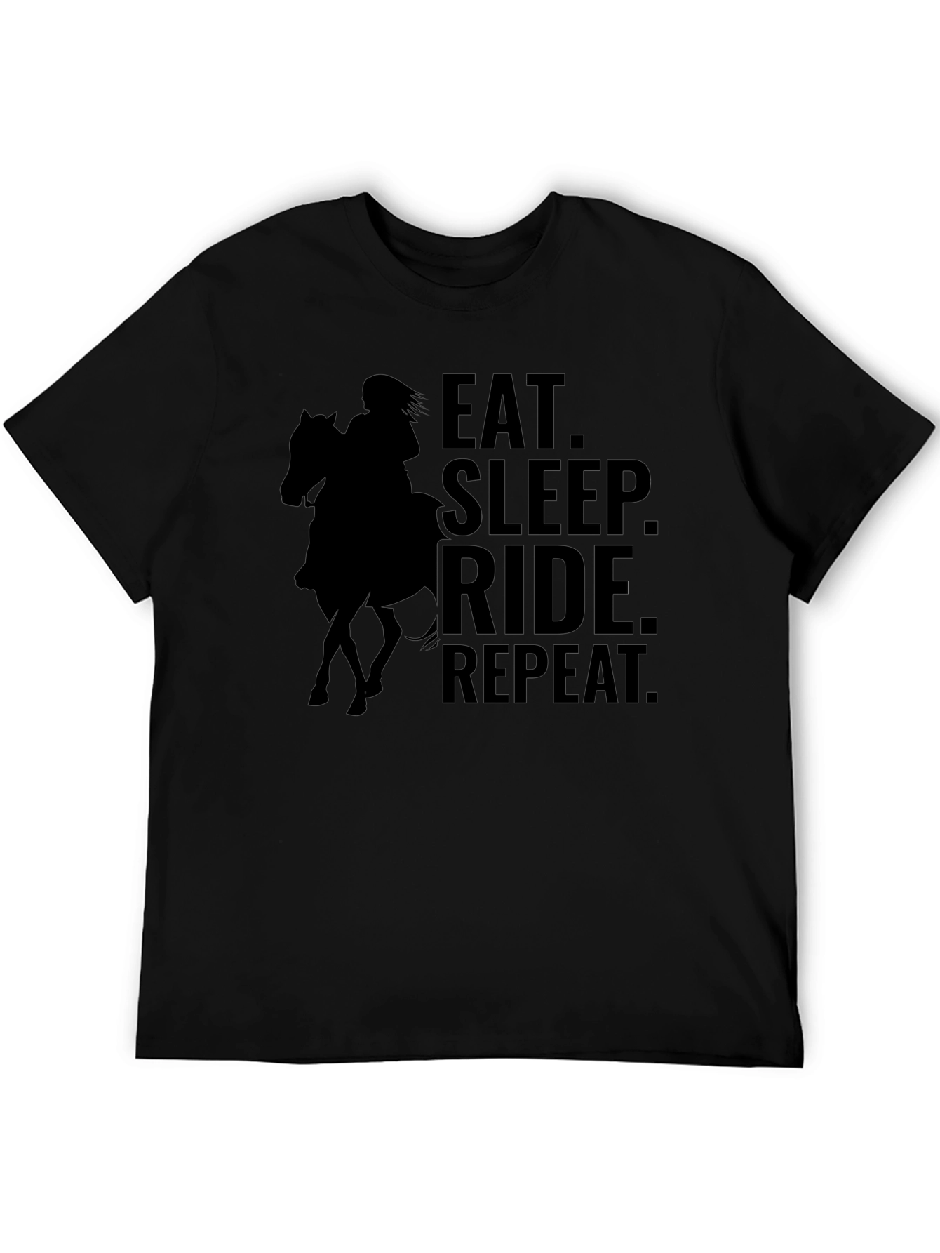 Eat Sleep Ride Repeat Graphic T-Shirt