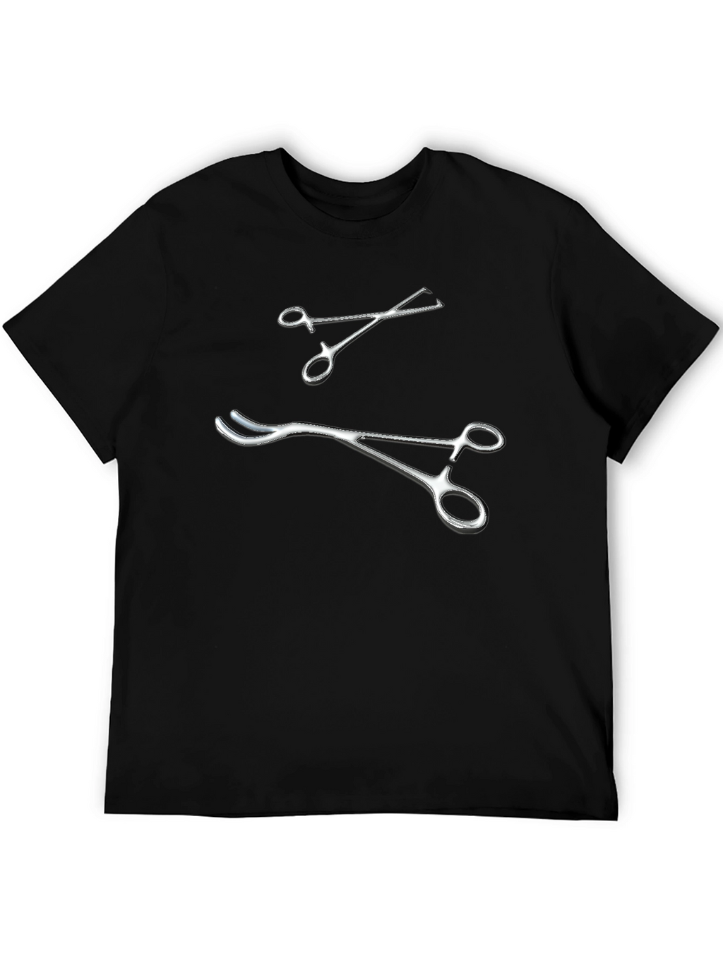 Surgical Tools Graphic Tee - Black