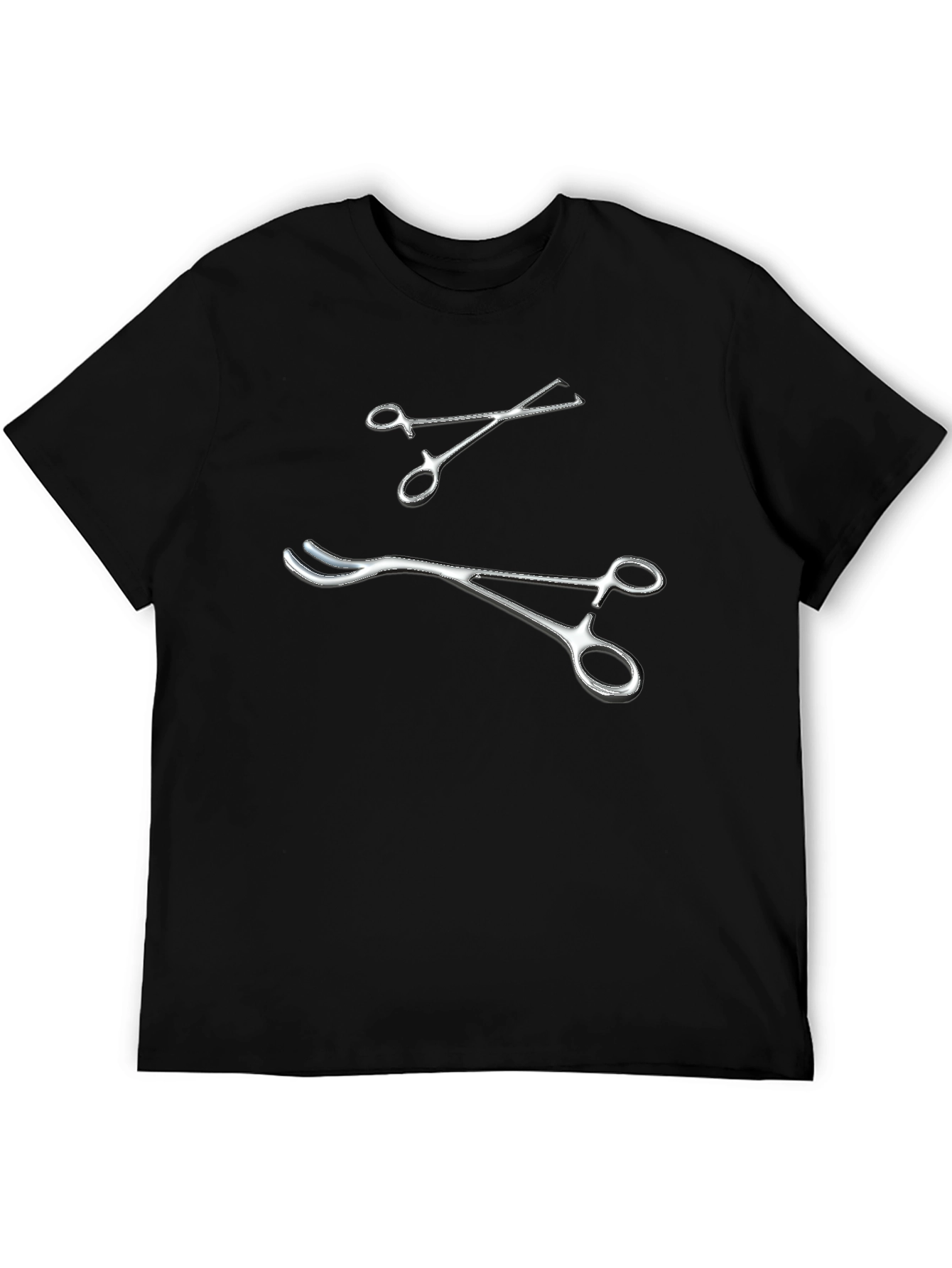 Surgical Tools Graphic Tee - Black