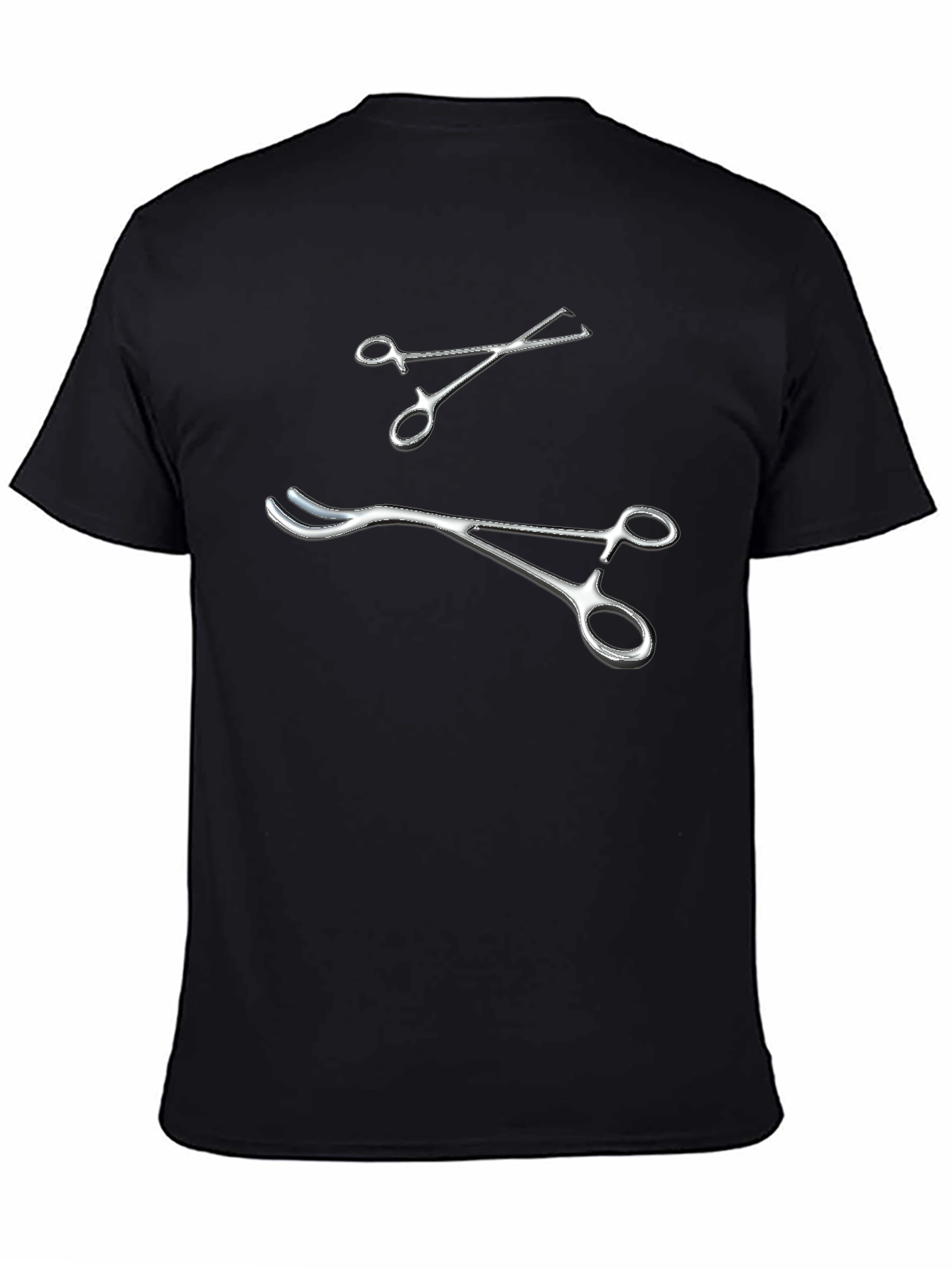 Surgical Tools Graphic Tee - Black