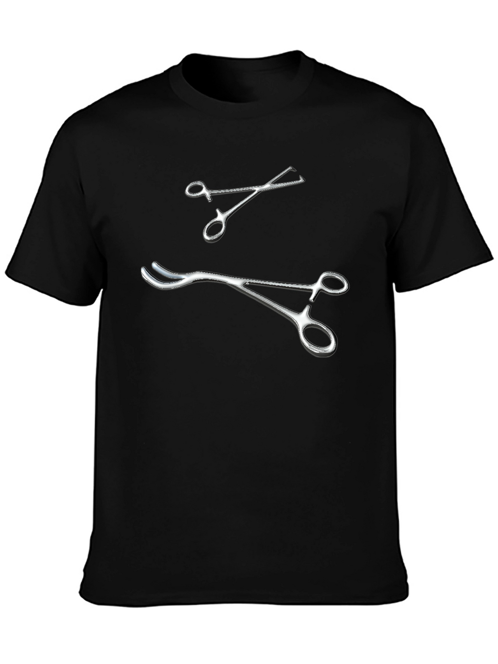 Surgical Tools Graphic Tee - Black