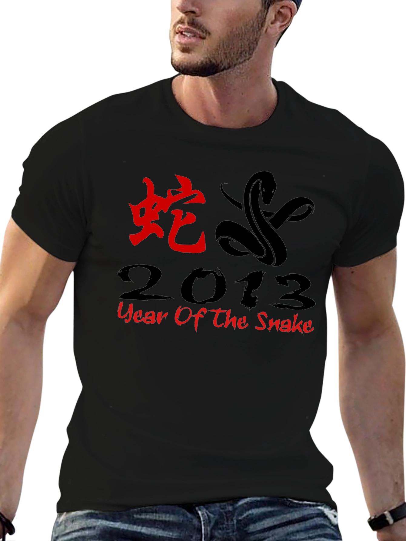 Year of the Snake 2013 Black T-Shirt
