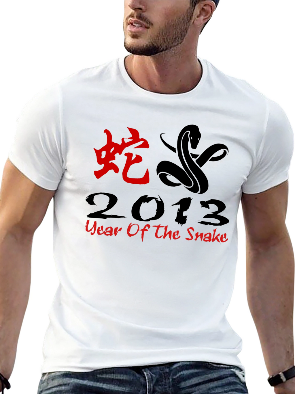 Year of the Snake 2013 Black T-Shirt