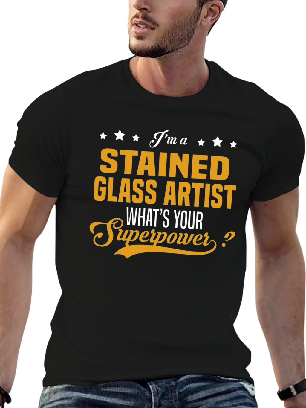Stained Glass Artist Superpower T-Shirt