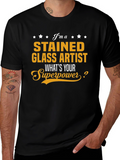 Stained Glass Artist Superpower T-Shirt