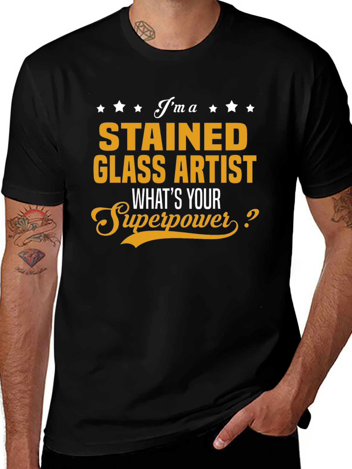 Stained Glass Artist Superpower T-Shirt