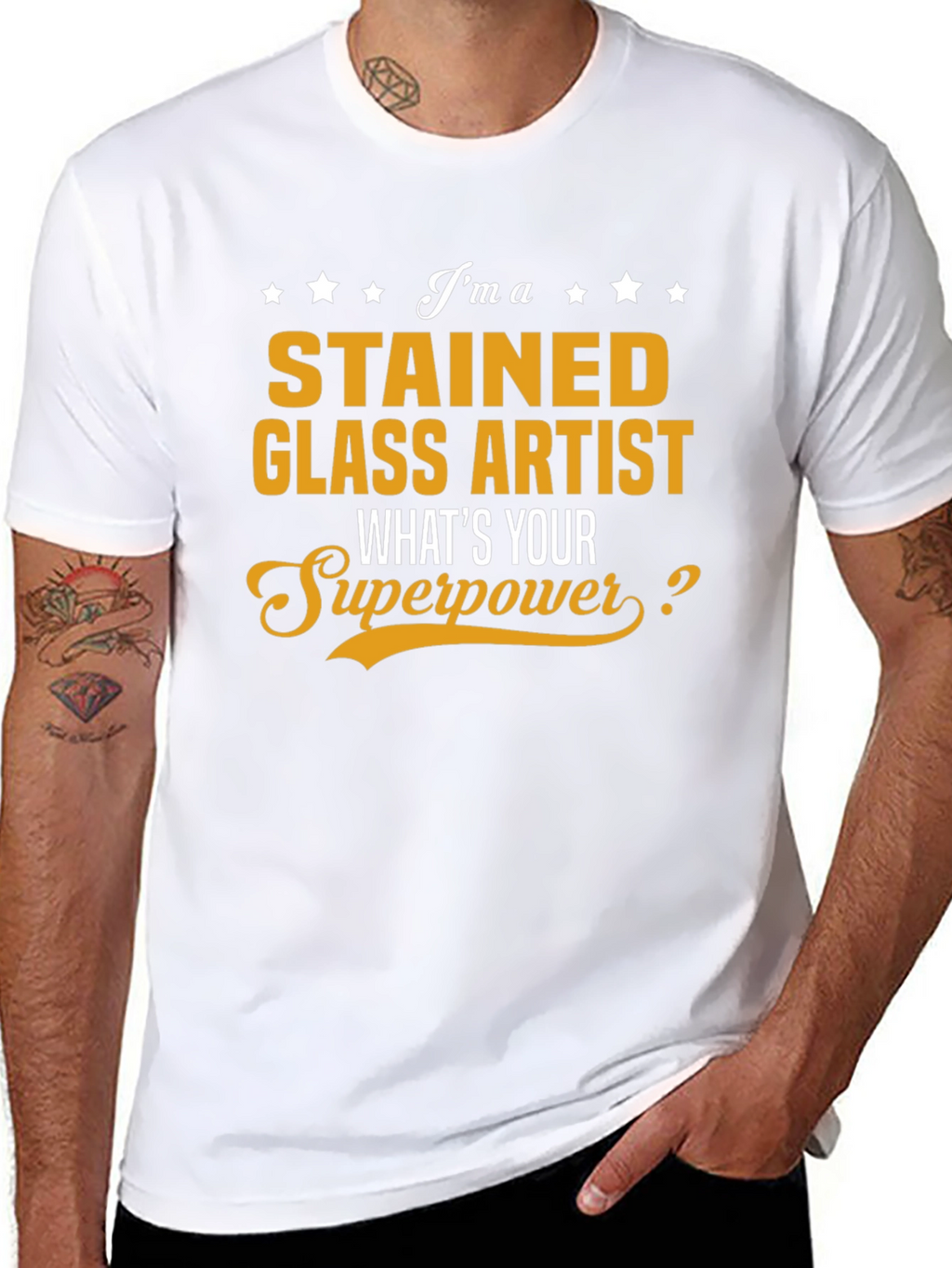 Stained Glass Artist Superpower T-Shirt
