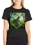Nature Dragon Black T-Shirt