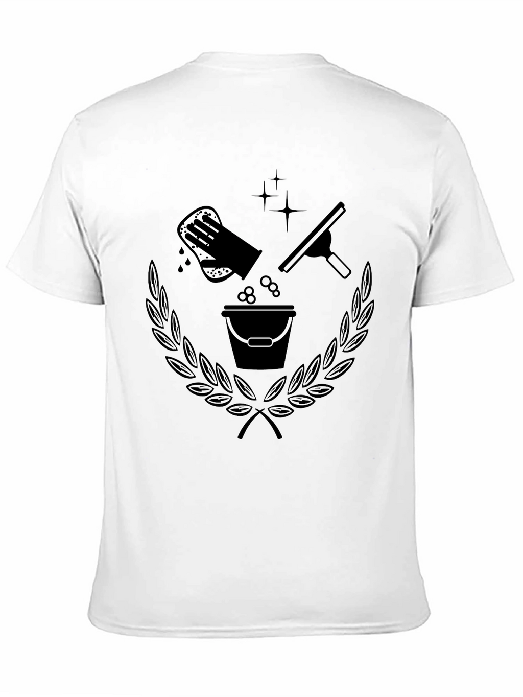 Cleaning Crew T-Shirt - Black Graphic Tee