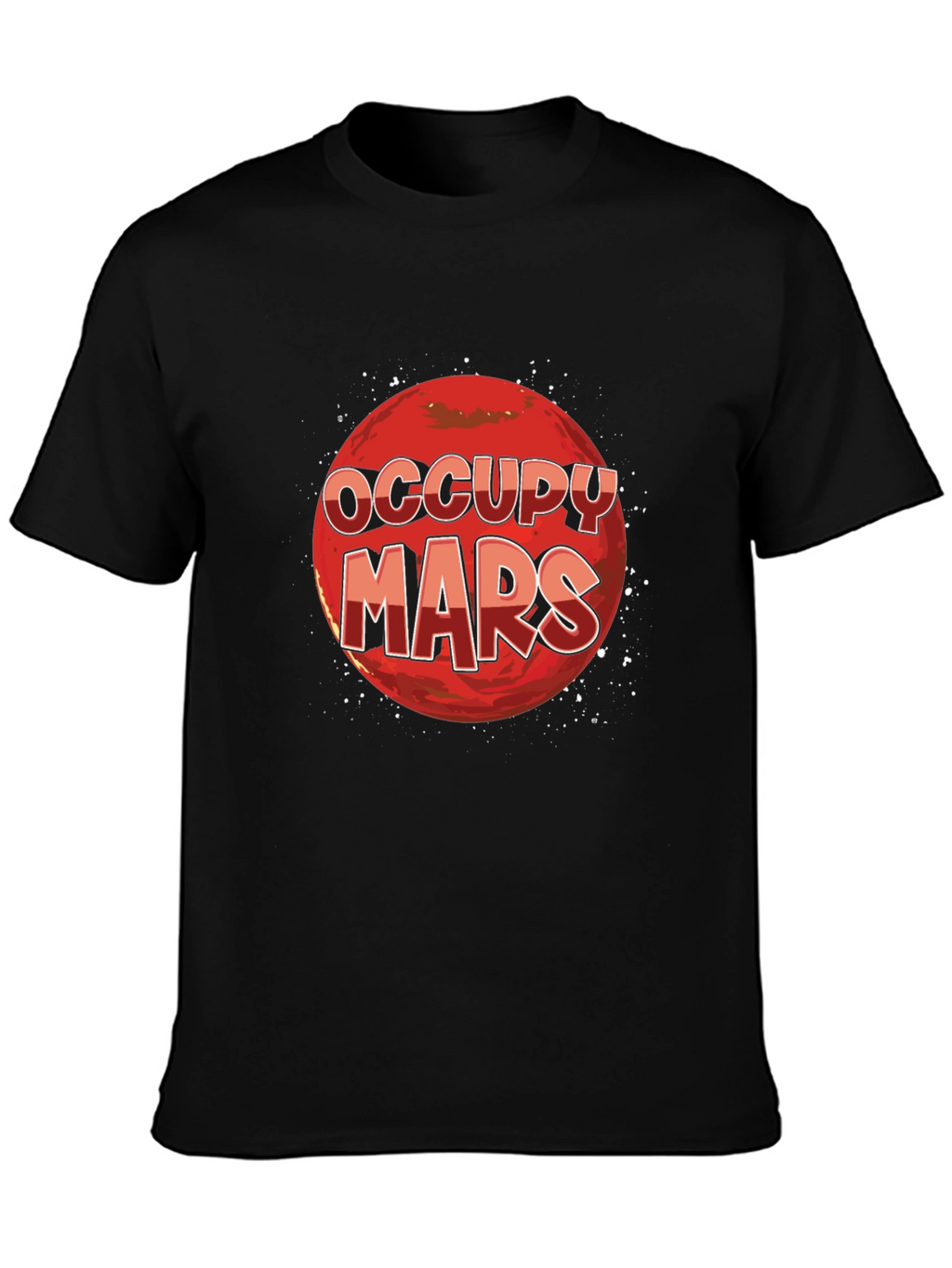 Occupy Mars Graphic T-Shirt - Space Exploration Tee